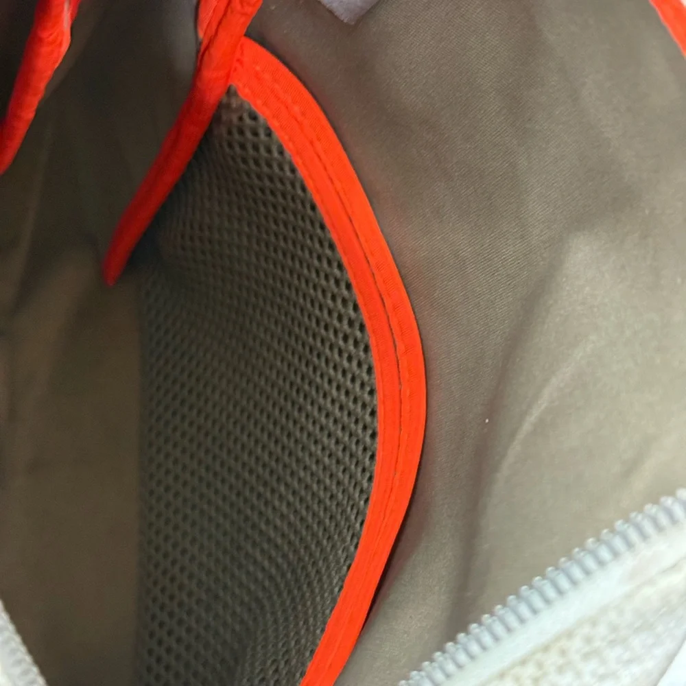 Louis Vuitton Gray and Brown Messenger Bag with Leather Accents